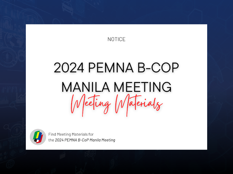 2024 PEMNA B-CoP Manila Meeting 이미지