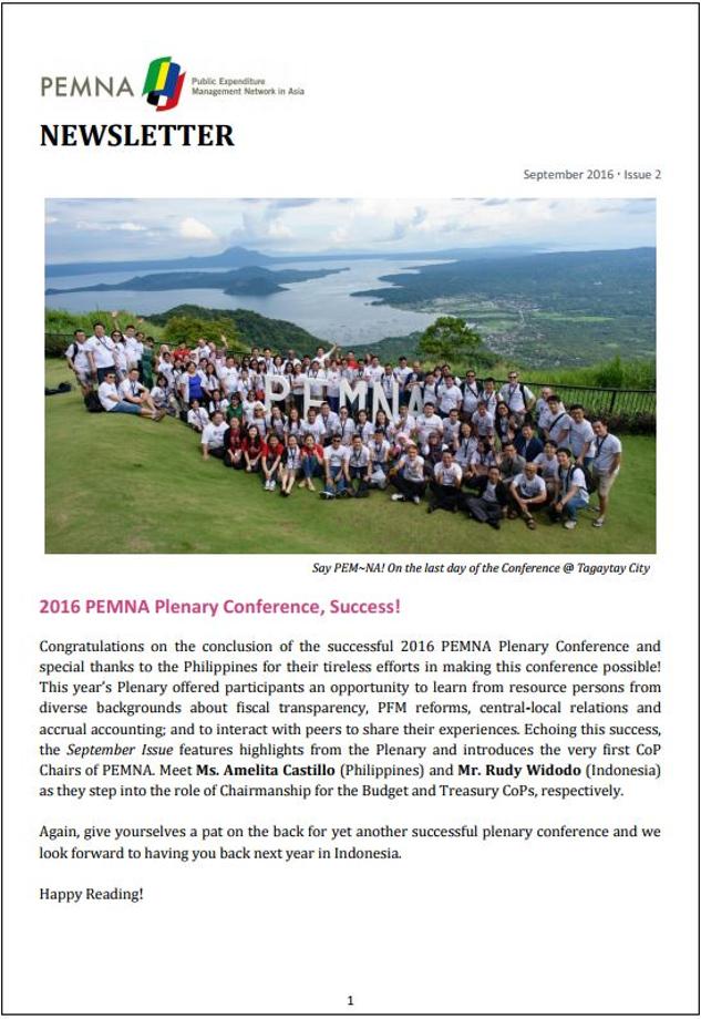 (Issue 2) PEMNA e-Newsletter 이미지