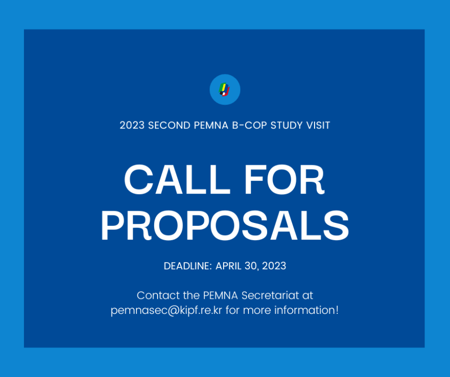2023 Second PEMNA B-CoP SV Call for proposals